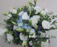 藍色愛戀 新娘捧花