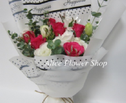 唯美浪漫韓式包裝花束