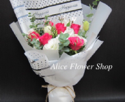 唯美浪漫韓式包裝花束